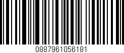 Código de barras (EAN, GTIN, SKU, ISBN): '0887961056181'