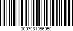 Código de barras (EAN, GTIN, SKU, ISBN): '0887961056358'