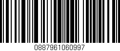 Código de barras (EAN, GTIN, SKU, ISBN): '0887961060997'