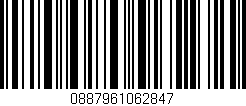 Código de barras (EAN, GTIN, SKU, ISBN): '0887961062847'