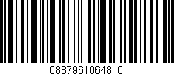 Código de barras (EAN, GTIN, SKU, ISBN): '0887961064810'