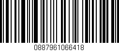 Código de barras (EAN, GTIN, SKU, ISBN): '0887961066418'
