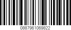 Código de barras (EAN, GTIN, SKU, ISBN): '0887961069822'