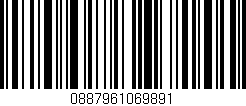Código de barras (EAN, GTIN, SKU, ISBN): '0887961069891'