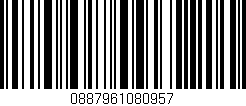 Código de barras (EAN, GTIN, SKU, ISBN): '0887961080957'