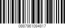 Código de barras (EAN, GTIN, SKU, ISBN): '0887961094817'