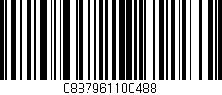 Código de barras (EAN, GTIN, SKU, ISBN): '0887961100488'