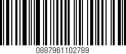 Código de barras (EAN, GTIN, SKU, ISBN): '0887961102789'