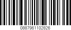 Código de barras (EAN, GTIN, SKU, ISBN): '0887961102826'