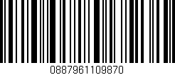 Código de barras (EAN, GTIN, SKU, ISBN): '0887961109870'