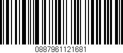 Código de barras (EAN, GTIN, SKU, ISBN): '0887961121681'