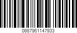 Código de barras (EAN, GTIN, SKU, ISBN): '0887961147933'