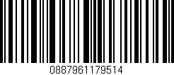 Código de barras (EAN, GTIN, SKU, ISBN): '0887961179514'