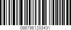 Código de barras (EAN, GTIN, SKU, ISBN): '0887961203431'