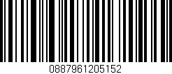 Código de barras (EAN, GTIN, SKU, ISBN): '0887961205152'