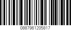 Código de barras (EAN, GTIN, SKU, ISBN): '0887961205817'