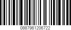 Código de barras (EAN, GTIN, SKU, ISBN): '0887961206722'