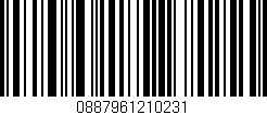 Código de barras (EAN, GTIN, SKU, ISBN): '0887961210231'