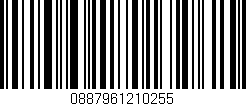 Código de barras (EAN, GTIN, SKU, ISBN): '0887961210255'