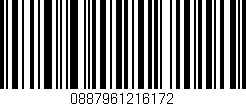 Código de barras (EAN, GTIN, SKU, ISBN): '0887961216172'