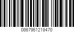 Código de barras (EAN, GTIN, SKU, ISBN): '0887961219470'