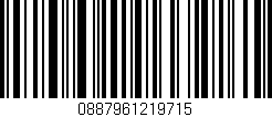Código de barras (EAN, GTIN, SKU, ISBN): '0887961219715'