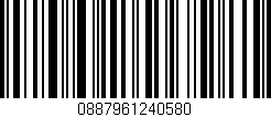 Código de barras (EAN, GTIN, SKU, ISBN): '0887961240580'