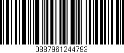 Código de barras (EAN, GTIN, SKU, ISBN): '0887961244793'