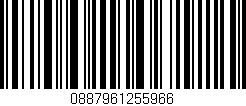 Código de barras (EAN, GTIN, SKU, ISBN): '0887961255966'