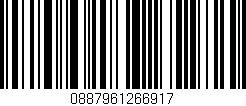 Código de barras (EAN, GTIN, SKU, ISBN): '0887961266917'