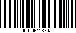 Código de barras (EAN, GTIN, SKU, ISBN): '0887961266924'