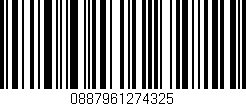 Código de barras (EAN, GTIN, SKU, ISBN): '0887961274325'