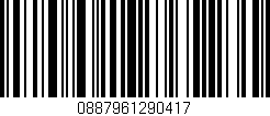 Código de barras (EAN, GTIN, SKU, ISBN): '0887961290417'