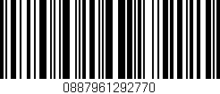 Código de barras (EAN, GTIN, SKU, ISBN): '0887961292770'