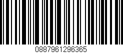 Código de barras (EAN, GTIN, SKU, ISBN): '0887961296365'