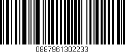 Código de barras (EAN, GTIN, SKU, ISBN): '0887961302233'