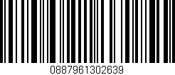 Código de barras (EAN, GTIN, SKU, ISBN): '0887961302639'