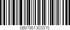 Código de barras (EAN, GTIN, SKU, ISBN): '0887961303315'