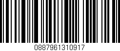 Código de barras (EAN, GTIN, SKU, ISBN): '0887961310917'
