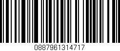 Código de barras (EAN, GTIN, SKU, ISBN): '0887961314717'