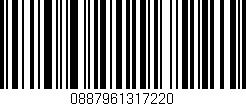 Código de barras (EAN, GTIN, SKU, ISBN): '0887961317220'