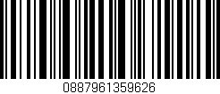 Código de barras (EAN, GTIN, SKU, ISBN): '0887961359626'