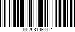 Código de barras (EAN, GTIN, SKU, ISBN): '0887961368871'