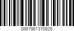 Código de barras (EAN, GTIN, SKU, ISBN): '0887961370928'