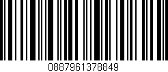 Código de barras (EAN, GTIN, SKU, ISBN): '0887961378849'