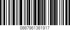 Código de barras (EAN, GTIN, SKU, ISBN): '0887961381917'