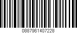 Código de barras (EAN, GTIN, SKU, ISBN): '0887961407228'