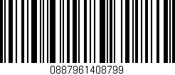 Código de barras (EAN, GTIN, SKU, ISBN): '0887961408799'