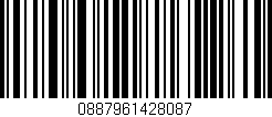 Código de barras (EAN, GTIN, SKU, ISBN): '0887961428087'