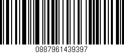 Código de barras (EAN, GTIN, SKU, ISBN): '0887961439397'